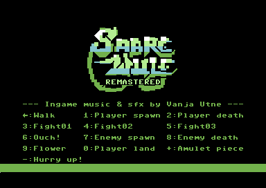 Sabre Wulf Remastered Ingame Music & SFX screenshot