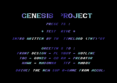 Test Drive screenshot