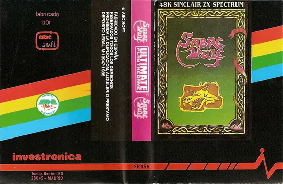 The ABC Soft cassette inlay, distributed by Investronica, Madrid